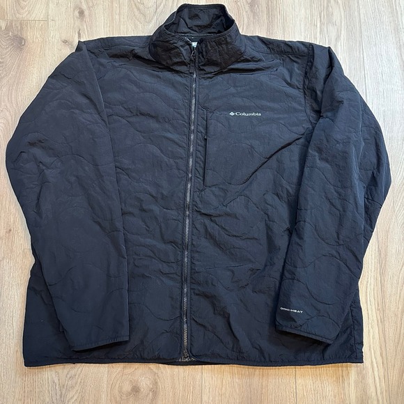 Columbia Men's Powder Lite Omni Heat Insulated Jacket Size XXL Black - Picture 1 of 6
